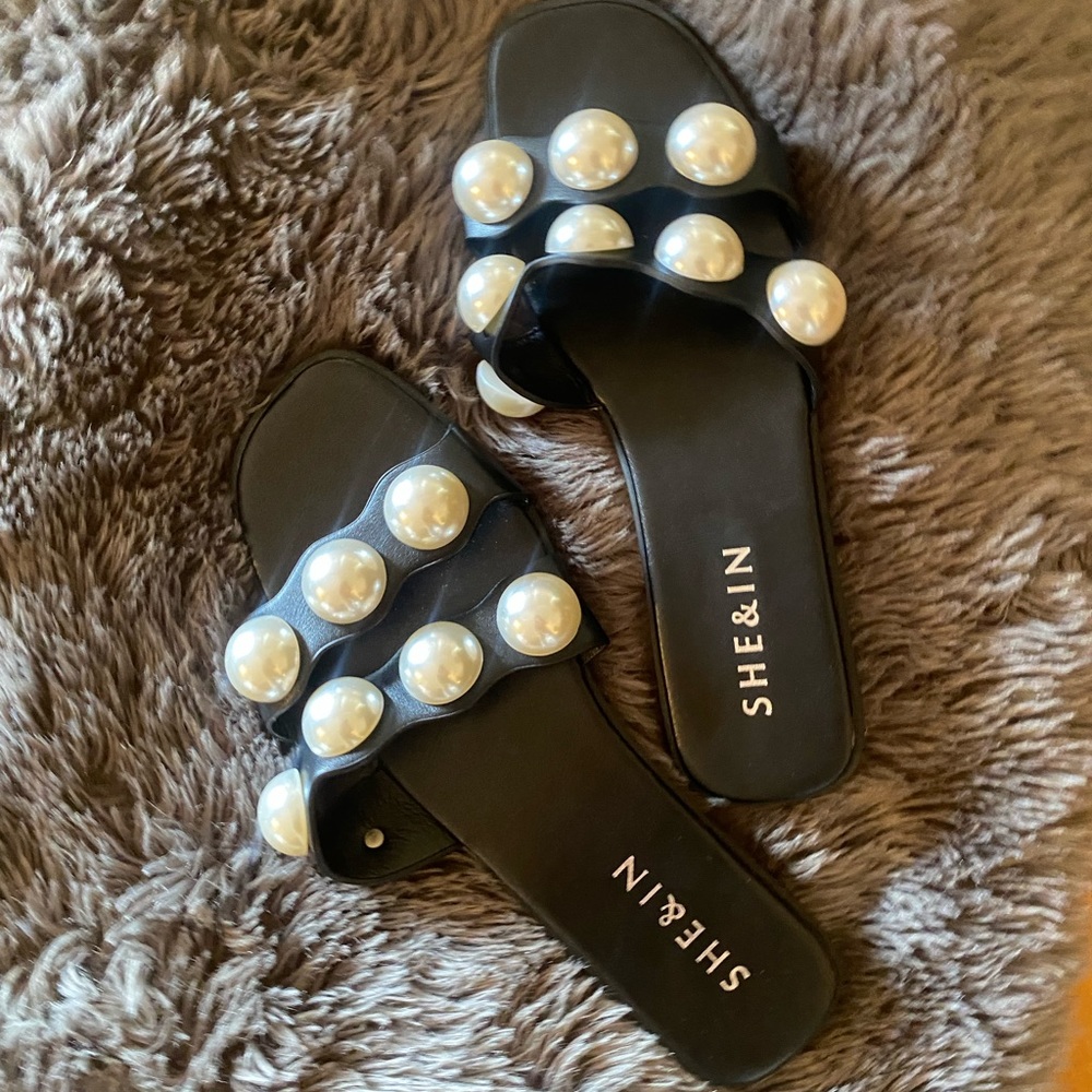 Shein pearl sandals